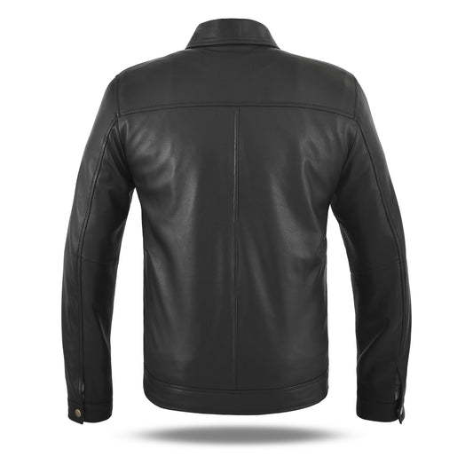 Sogachi Men's Pure Biker Leather Jacket